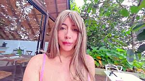 Tocándome Solita Con Mis Juguetes Ya Que Mi Hermanastro No Está En Casa