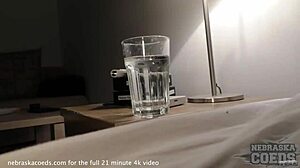 On a late night vacation, Adora Ray, the hot blonde, masturbates and gives a blowjob in this private POV scene.