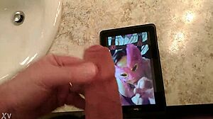 i made a tribute for nympho2225 with cum and blowjob