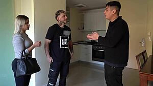 i moan as rough anal stretches my big ass blonde pussy