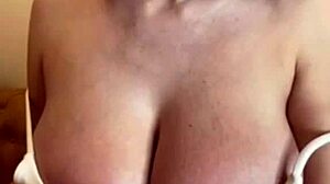 stepmother with big milky tits fucks and masturbates to orgasm