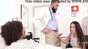 hospital heartbreak hoe alison rey gets pounded by the doctor while husband watches