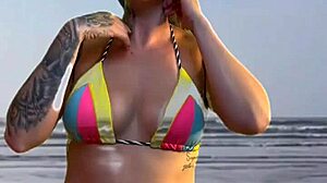 I Left The Beach Bar Waiter Hard And Asked To Grab My Volume