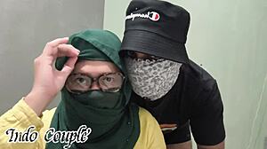 Desi Muslim Couple My Step Sister Teach Me How to Do Standing Sex