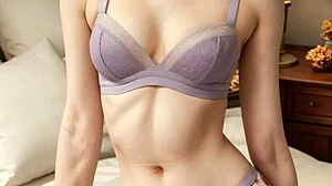 Lingerie Models In Flower Panties Barefoot And Sexy