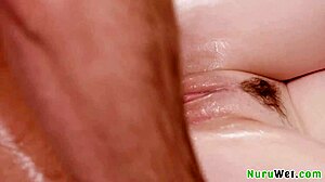 Melody Marks Screams For Big Dick After Nuru Massage!