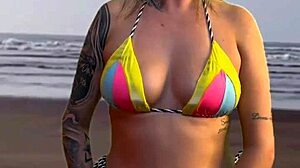 I Left The Beach Bar Waiter Hard And Asked To Grab My Volume