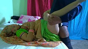 noughty babi desi romance foreplay and fucked on bed by her brother-in-law
