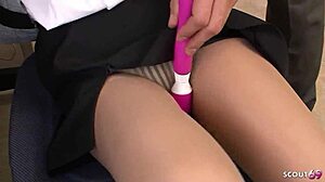 Can Asian Secretary Handle Office Blowbang?