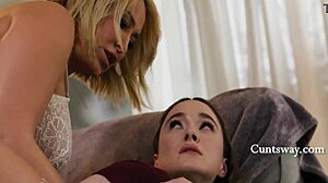 busty nanny disciplines bratty girl in fun way - ryan keely hazel moore cuntsway