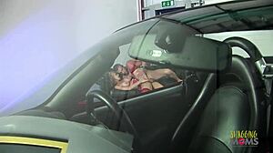 in this group scene, a blonde milf craves more than one hard cock