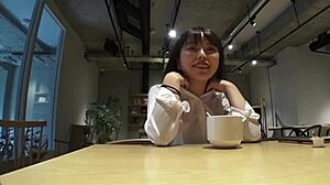 Affair with this cute Japanese office lady in her workplace.