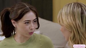 Stepdaughter's wild lesbian threesome with stepmom and BFF!