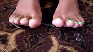 Erotic Barefoot Play by Milf for You