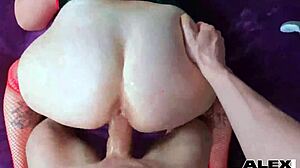 Curvy Milf Betty Buttplug Rides Hard Muscled Hunk Alex Legend