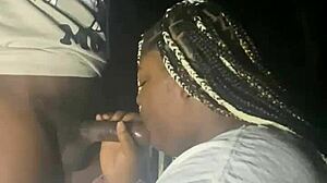 sexy bbw sucking and getting fucked in the forest