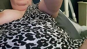 Hey check out this surprise with the bbw and dildo.