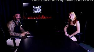 Gostosa Does Sensual Stripper Showing Beautiful Breasts Says She Hasn't Fucked In A While Chats With Presenter