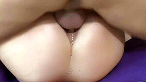 Harmony wears black stockings as she gets an ANAL FUCKING and CUMSHOT