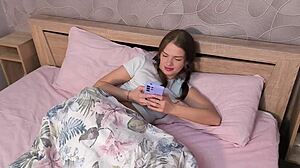 Stepsister Trains On Dick Before Boyfriend!