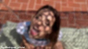 i meet my friend's girlfriend in the garden for a threesome - amy red hair