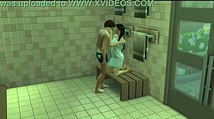 Sims Fuck in the Gym