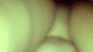 Wife gets cum inside her shaved pussy at home