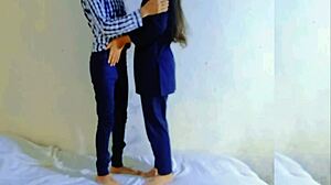 Indian virgin school girl fucks boyfriend first time college friends romantic sex after kissing