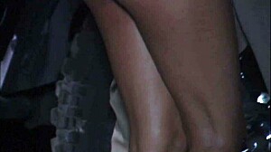 I fucked a milf outdoor in the night