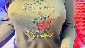 Hidden Camera Films Her Natural Tits During Masturbation