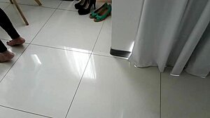 Oh, big cock trv fucks me with thong on and barefoot, busty big ass latina brunette!