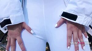 Jessie set the booty bar high - jessie rogers axel haze mombam