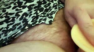 Hey check out this surprise with the bbw and dildo.