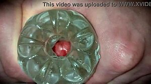 Close Up Oozing Cum After Big Cock First Time