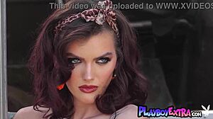 Autumn Huse Strips Sensually In Desert