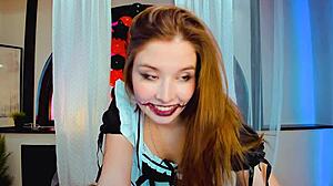 this petite maid feels intense ecstasy cumming hard on webcam