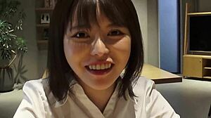 Affair with this cute Japanese office lady in her workplace.