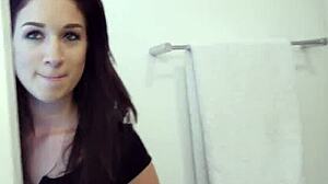 he couldn't resist his stepsis naiomi mae, leading to hardcore blowjob and fucking with big cock