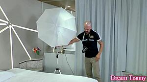 curvy tgirl julia alves seduces the photographer into fucking her ass