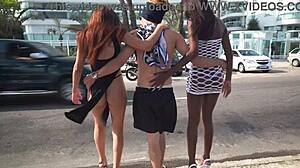 Bianca Dantas Picked Up at Beach for 3 Huge Dicks Anal Treatment