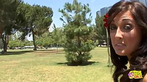 these brunettes rush home for hot lesbian pussy licking