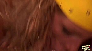 this bitch enjoyed double vaginal penetration