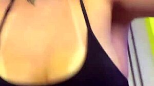 people passing by in the building gym watching me exercise