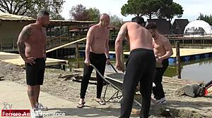 Behind The Scenes Of Wet Hot Busty Betty Wife Gangbanged