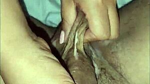 Vered's Wifey Delivers Intense Hand Job and Teases Wet Pussy with Dick!
