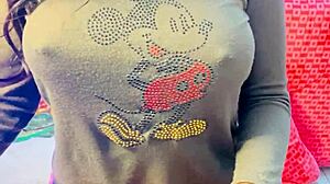 Hidden Camera Films Her Natural Tits During Masturbation