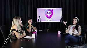 COMPILADOS DA LEXI MALLET NO BORA CAST COM BRUNA CARLOS WATCH ON SHEER RED