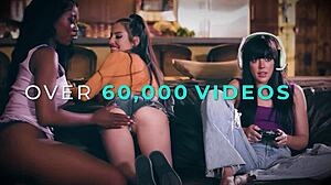 Abigail Mac gives Adriana Chechik squirt fest