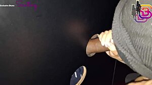 At The Party Glory Hole, I Let My Wife Fuck A Huge Black Cock While I Watched In Cuckold Excitement