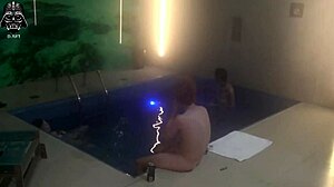 Threesome With Friends In Motel Pool! Bareback Big Cock Action And Domination Part 1!